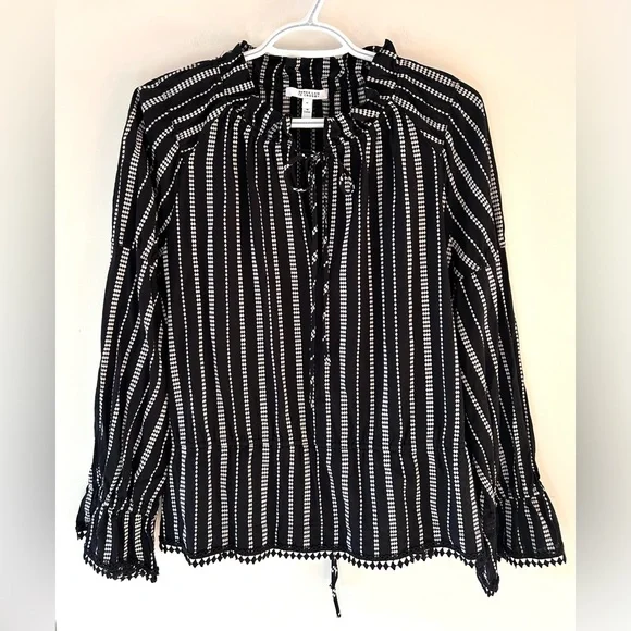 DEREK LAM Calypso Shirt Cotton Blend Blouse - Picture 4 of 10